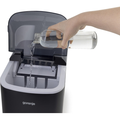 Льодогенератор побутовий Gorenje, 15кг/добу, 2,2л, чорний (IMDW1500B)