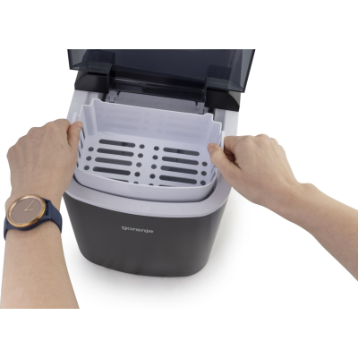 Льодогенератор побутовий Gorenje, 15кг/добу, 2,2л, чорний (IMDW1500B)