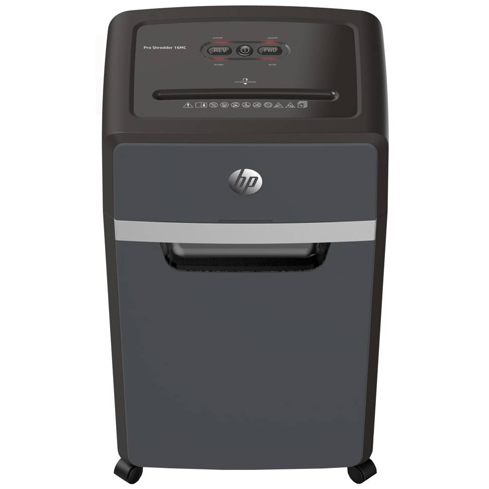 Знищувач документів HP OneShred 16MC, A4, 80g х 16 листів, 2*15, 30 л, P-5 (2808)