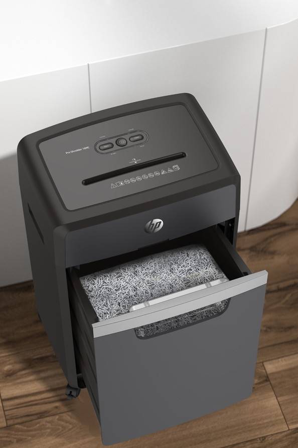 Знищувач документів HP OneShred 16MC, A4, 80g х 16 листів, 2*15, 30 л, P-5 (2808)