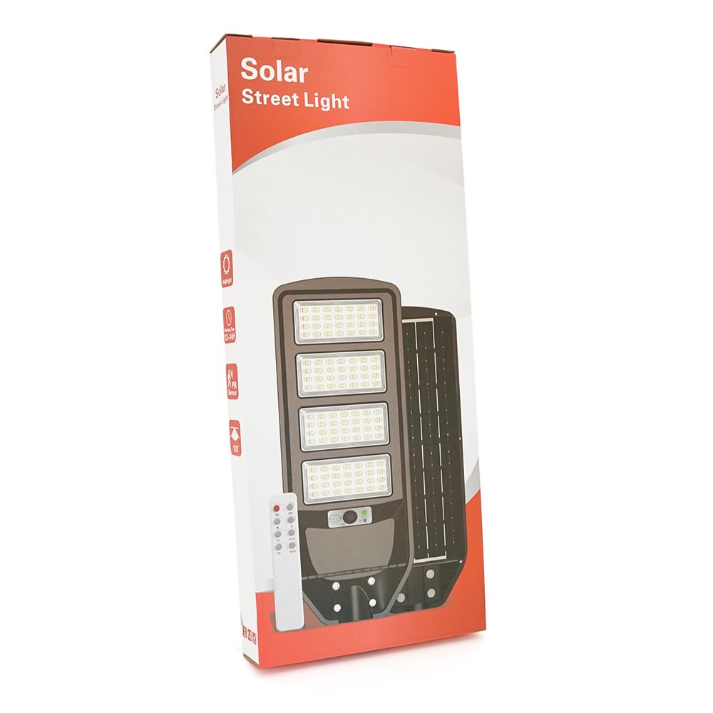 SOLAR LED-ліхтар Anern AN-ISGL10-150W 150W112LED/5054 3.2v12AH LiFePO4 1900lm заряд 8 год розряд 4 години IP66. ABC Plastic 622*251*47мм (1846834)