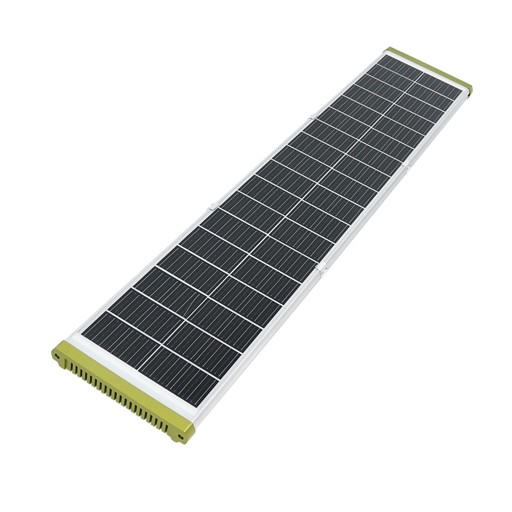 SOLAR LED-ліхтар Anern AN-SLA-100W 100W18V 130W180LED768WH LiFePO4 210lm/w 120° заряд 8 ч разряд 4 часа IP66. Aluminium + PMMA 1860*370*335mm (1846837)