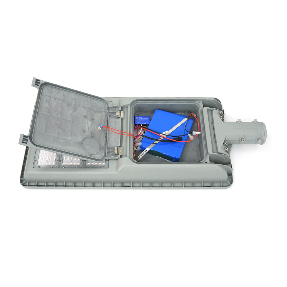 SOLAR LED-ліхтар Anern AN-ISSL-C-80W 80W18V 40W 216LED 160WH LiFePO4 150lm/w 120° заряд 6 ч разряд 3 часа IP66. Алюминий 800*360*100мм (1846843)