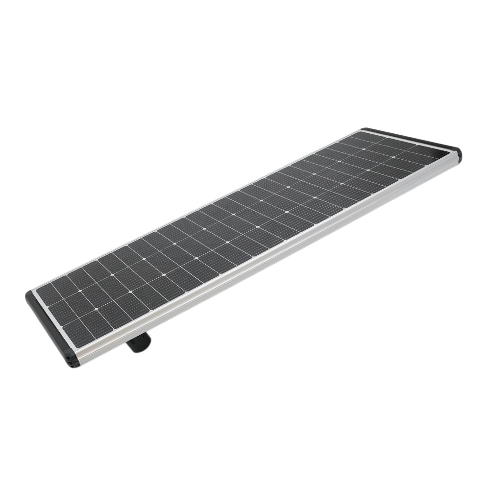 SOLAR LED-ліхтар Anern AN-SLB-200W 36V 200W 240LED 1152WH LiFePO4 210lm/w 120° заряд 8 ч разряд 4 часа IP66. Aluminium+PMMA 1761*595*60mm (1846854)