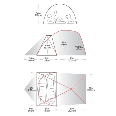 Намет Big Agnes Wyoming Trail 2 olive (021.0168)