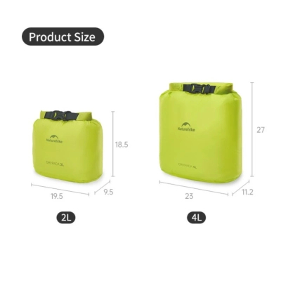 Гермомішок Naturehike CNK2550XB012, 4 л, жовтий (6977465868329)