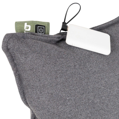 Туристична подушка Bo-Camp з підігрівом Skudde USB Powerbank Grey (1849355) (DAS303864)