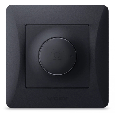 Світлорегулятор Videx BINERA 600Вт чорний граф (VF-BNDM600-BG)
