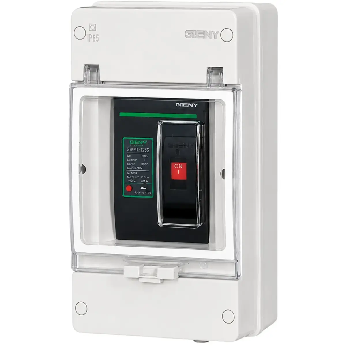 Автоматичний вимикач BENY BDM-125 DC 2P 500В 125А у корпусі IP65 (BDM-125-2P500V125AIP65)