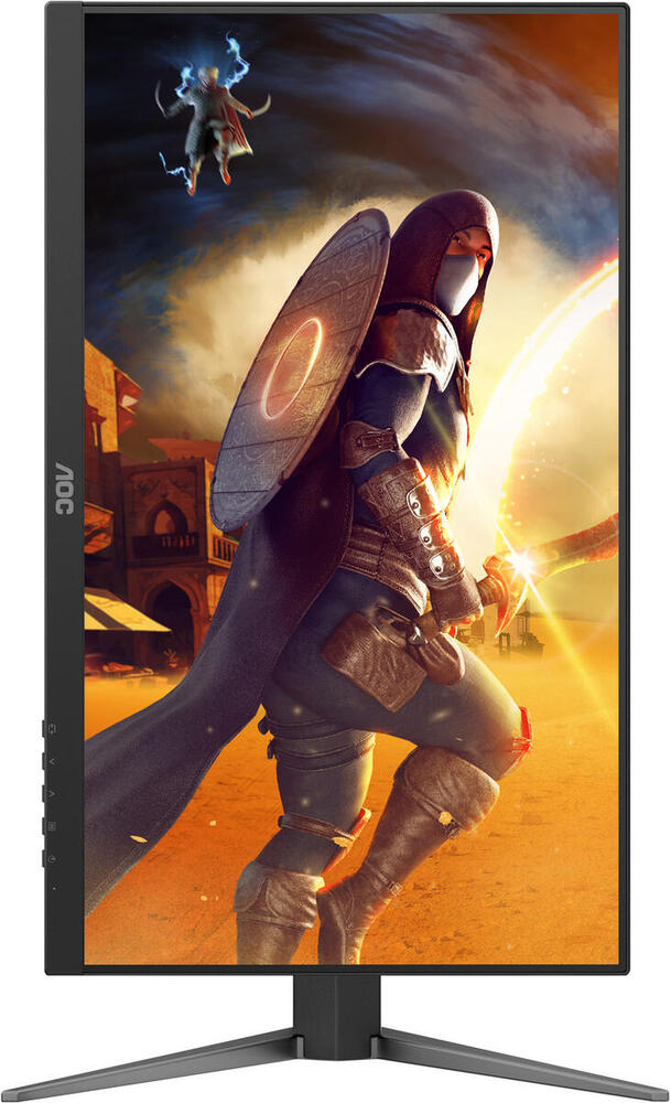 Монітор TFT 23.8" AOC&nbsp;24G4HA,&nbsp;IPS,&nbsp;200Гц, 2xHDMI, DP, HAS, Pivot,&nbsp;колонки, чорно-червоний (24G4HA)