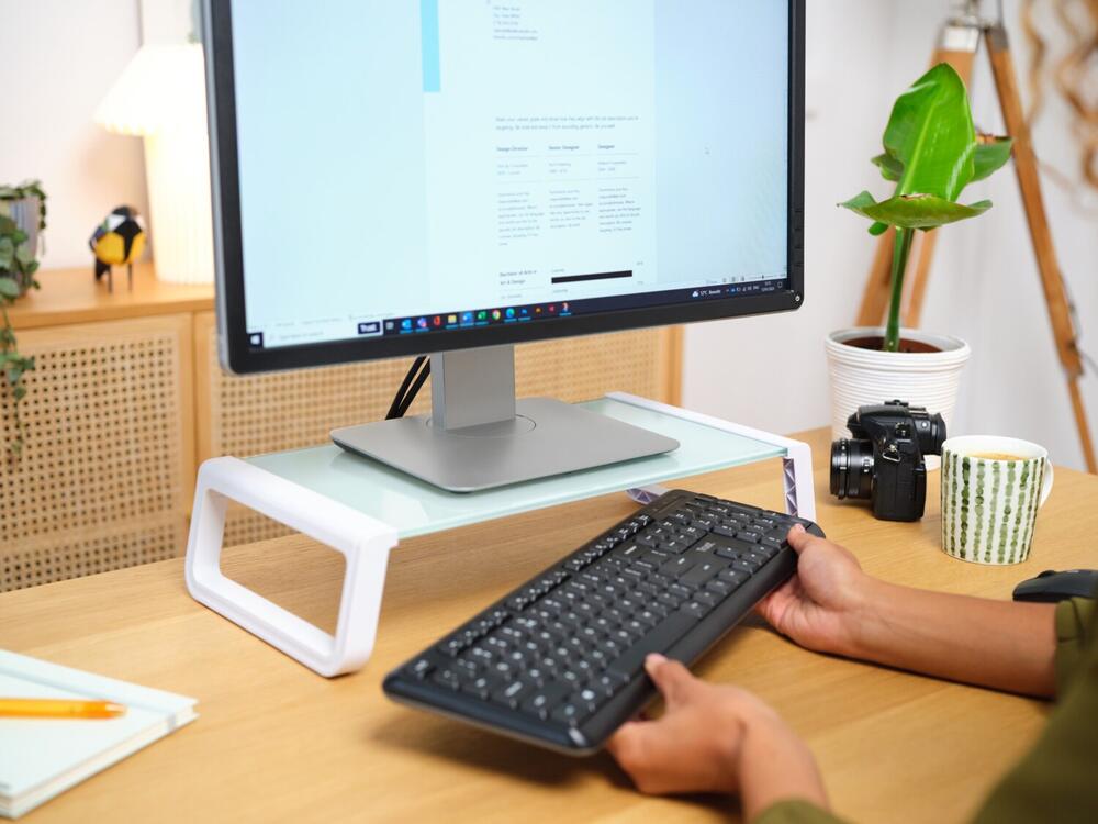 Підставка для монітора Trust Monta White (25351)