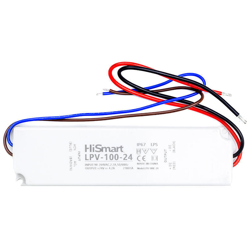 Блок живлення HiSmart 24V, 4.2A, 100W, IP67 (1405958)