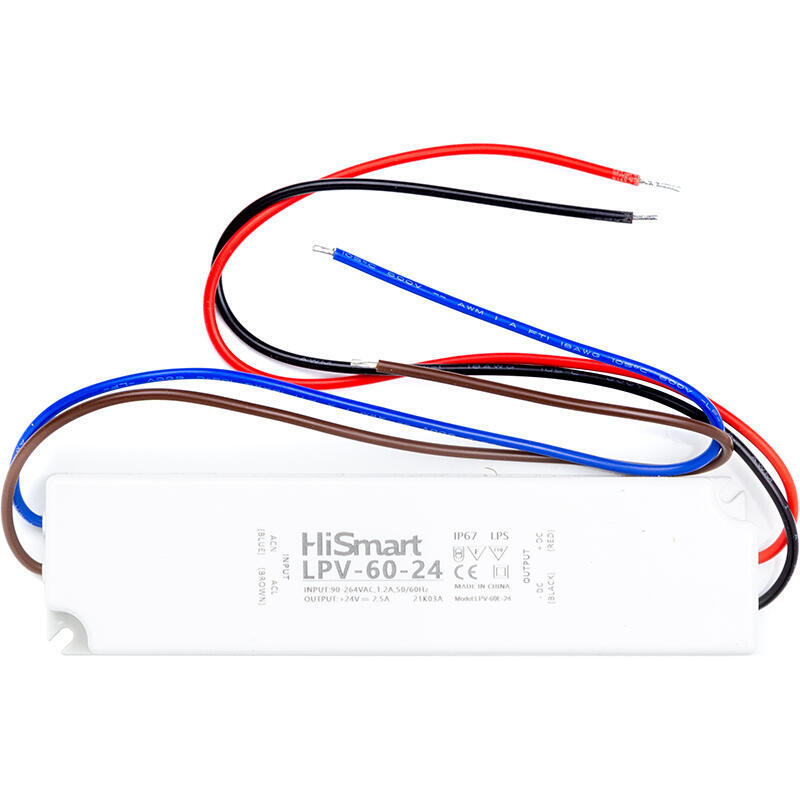 Блок живлення HiSmart 24V, 2.5А, 60W, IP67 (1405977)