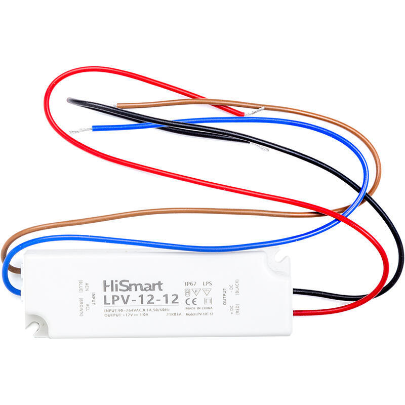 Блок живлення HiSmart 12V, 1А, 12W, IP67 (1405979)