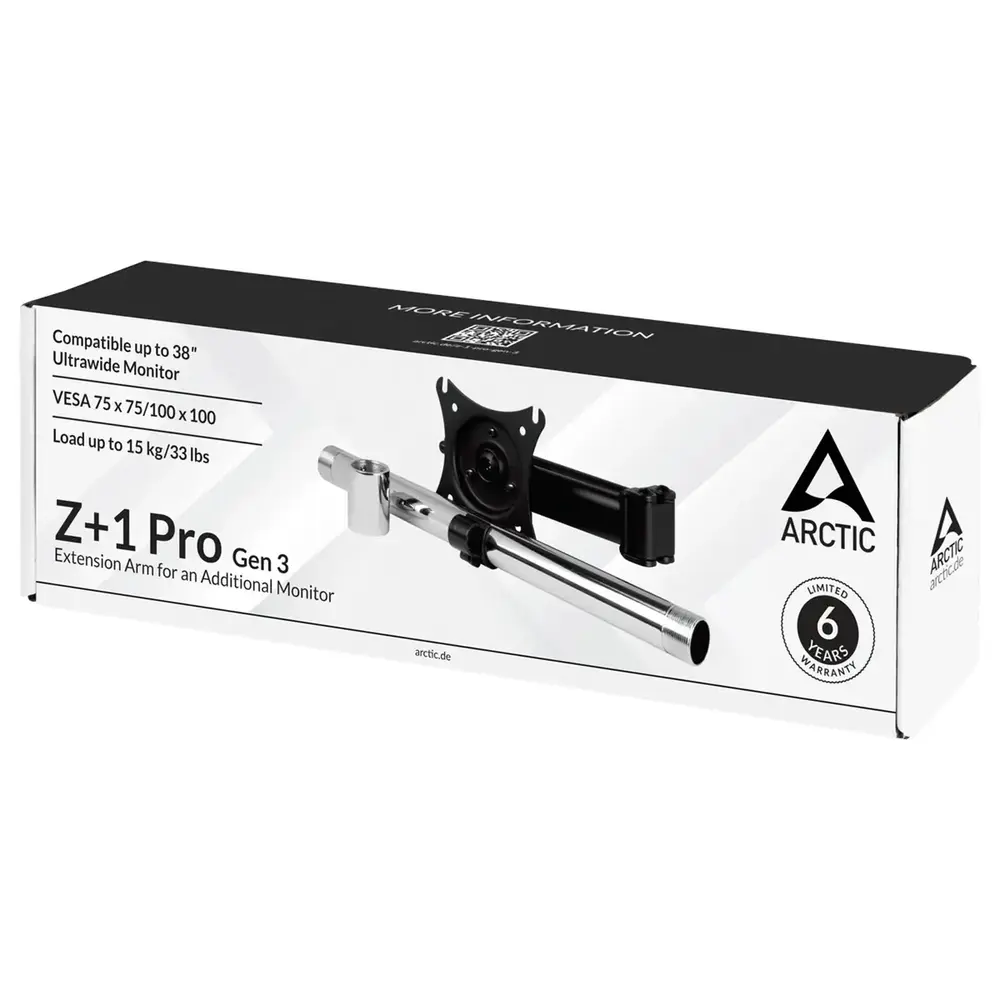 Кріплення для монітора Z+1 PRO GEN 3 KIT AEMNT00055A ARCTIC (AEMNT00055A) (1616920)