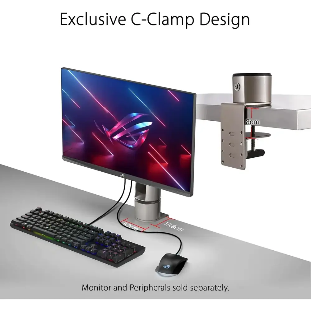 Кріплення для монітора (кронштейн) ASUS ROG Desk Mount Kit ACL01 (‎90LA00I7-B01170) XG27AQ,XG27UQ,XG27UQR,XG349C,PG27UQR,PG32UQX
