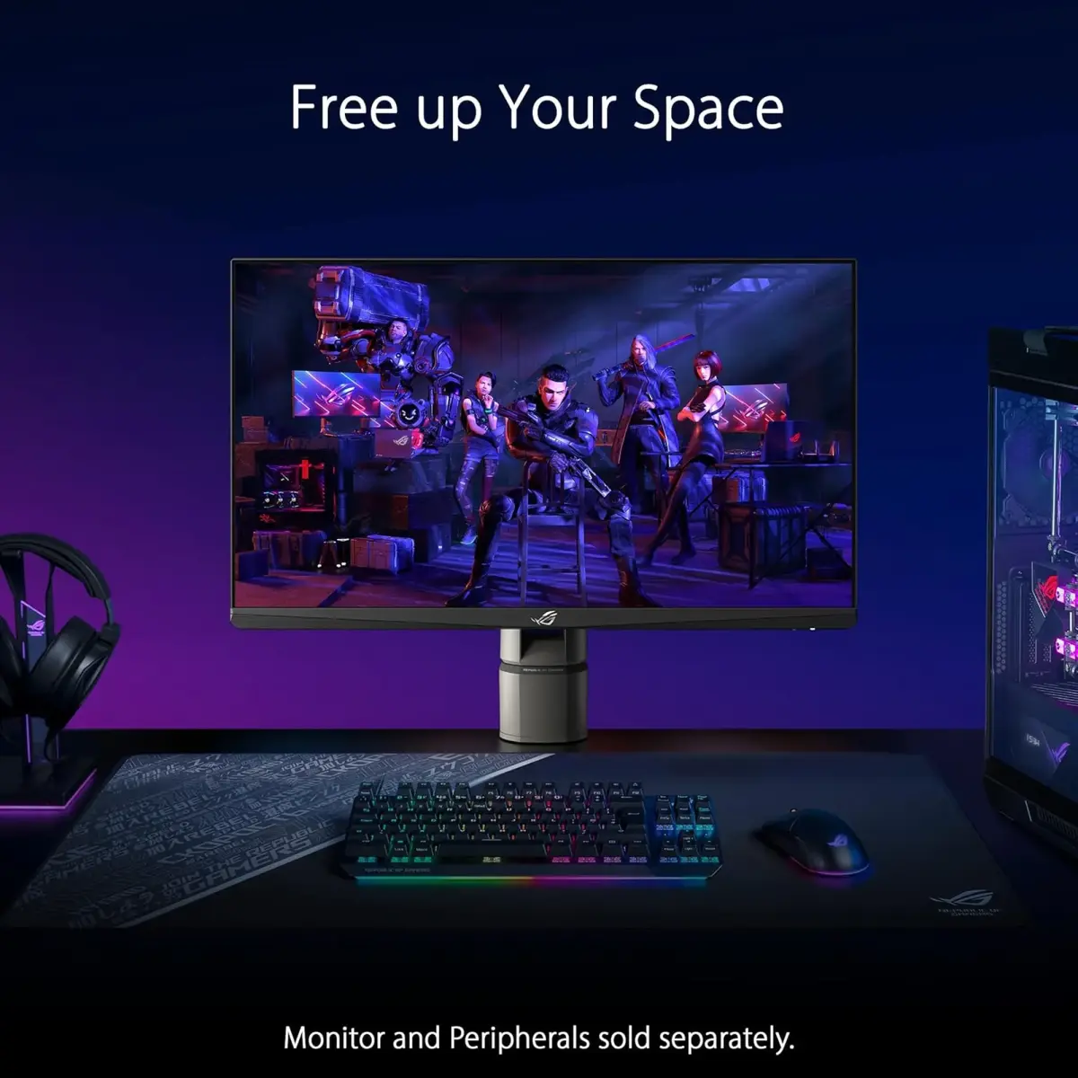 Кріплення для монітора (кронштейн) ASUS ROG Desk Mount Kit ACL01 (90LA00I7-B01170)