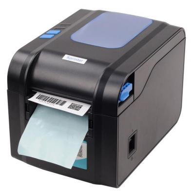 Друкарка етикеток Xprinter XP-370B (термодрук, 152 мм/с, стрічка 82 мм, 203 DPI, USB+Serial, чорний) (XP-370B)