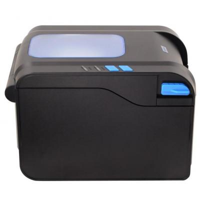 Друкарка етикеток Xprinter XP-370B (термодрук, 152 мм/с, стрічка 82 мм, 203 DPI, USB+Serial, чорний) (XP-370B)