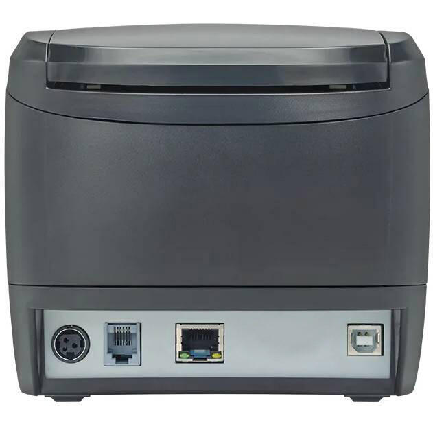 Друкарка чеків Xprinter XP-Q838L (термодрук, 230мм/с, стрічка 80мм, USB+Lan,RJ12, авторізак, чорний) (XP-Q838L) (1843034)