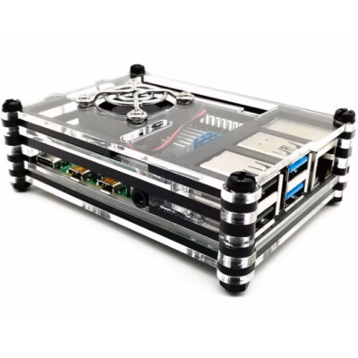 Корпус для Мікро ПК KUONGSHUN for Raspberry Pi 4 (RA518)