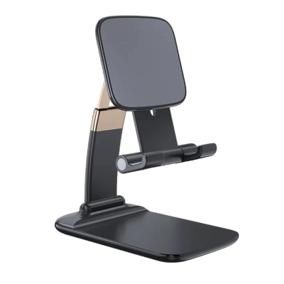 Підставка до планшета та телефона Knight Foldable Desk Mobile Phone Holder Stand (Alloy) Black Essag