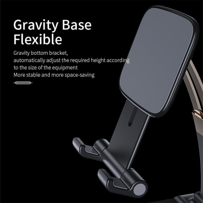 Підставка до планшета та телефона Knight Foldable Desk Mobile Phone Holder Stand (Alloy) Black Essag