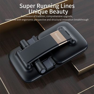 Підставка до планшета та телефона Knight Foldable Desk Mobile Phone Holder Stand (Alloy) Black Essag