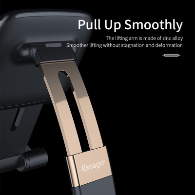 Підставка до планшета та телефона Knight Foldable Desk Mobile Phone Holder Stand (Alloy) Black Essag