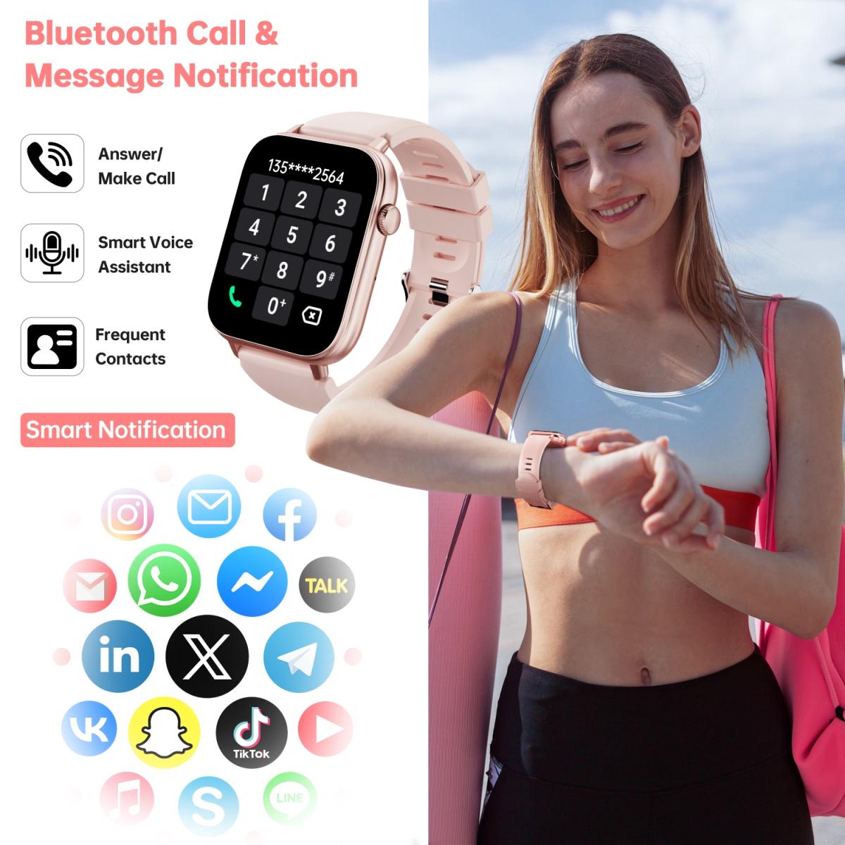 Годинник Oukitel V3 Pink (6941749818607)
