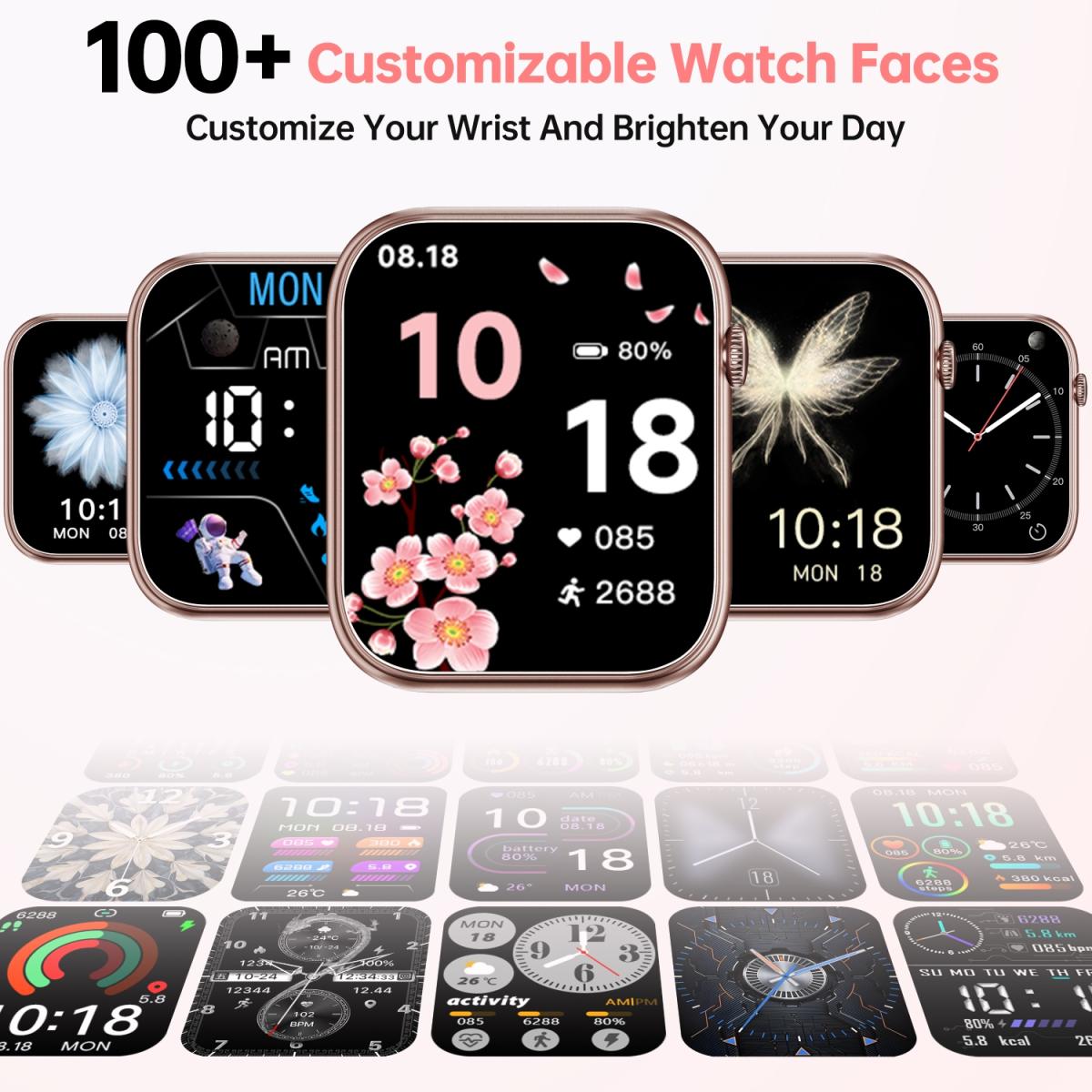 Годинник Oukitel V3 Pink (6941749818607)