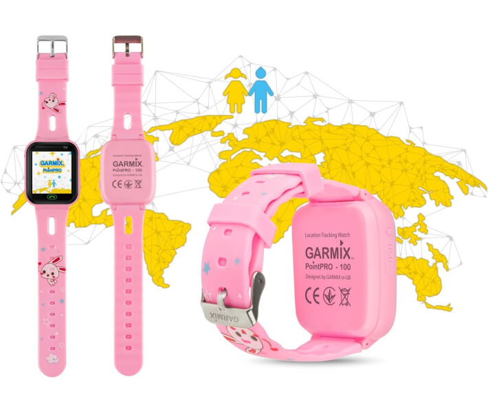 Дитячий смарт-годинник Garmix PointPRO-100 WiFi Pink