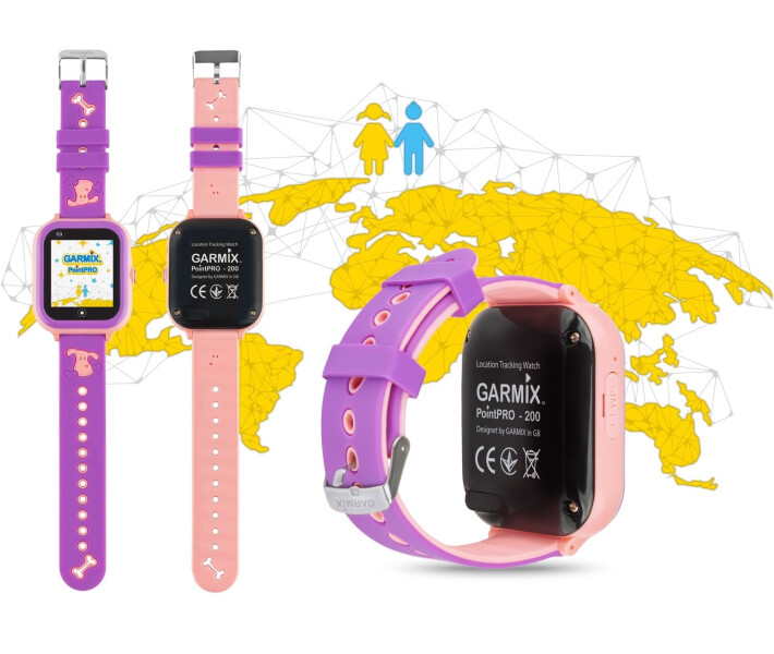 Дитячий смарт-годинник Garmix PointPRO-200 4G/GPS/WiFi Pink