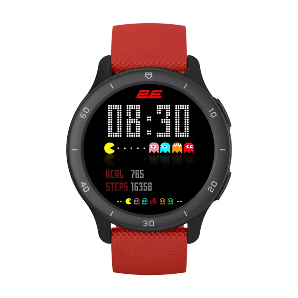 Смарт-годинник 2E Motion GT2 47mm Black-Red (2E-CWW21BKRD)