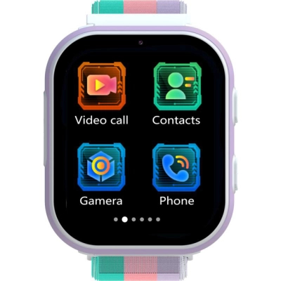 Смарт-годинник Gelius Pro GP-PK008 (Rainbow) White Kids smart watch with GPS/4G (Pro GP-PK008 (Rainb