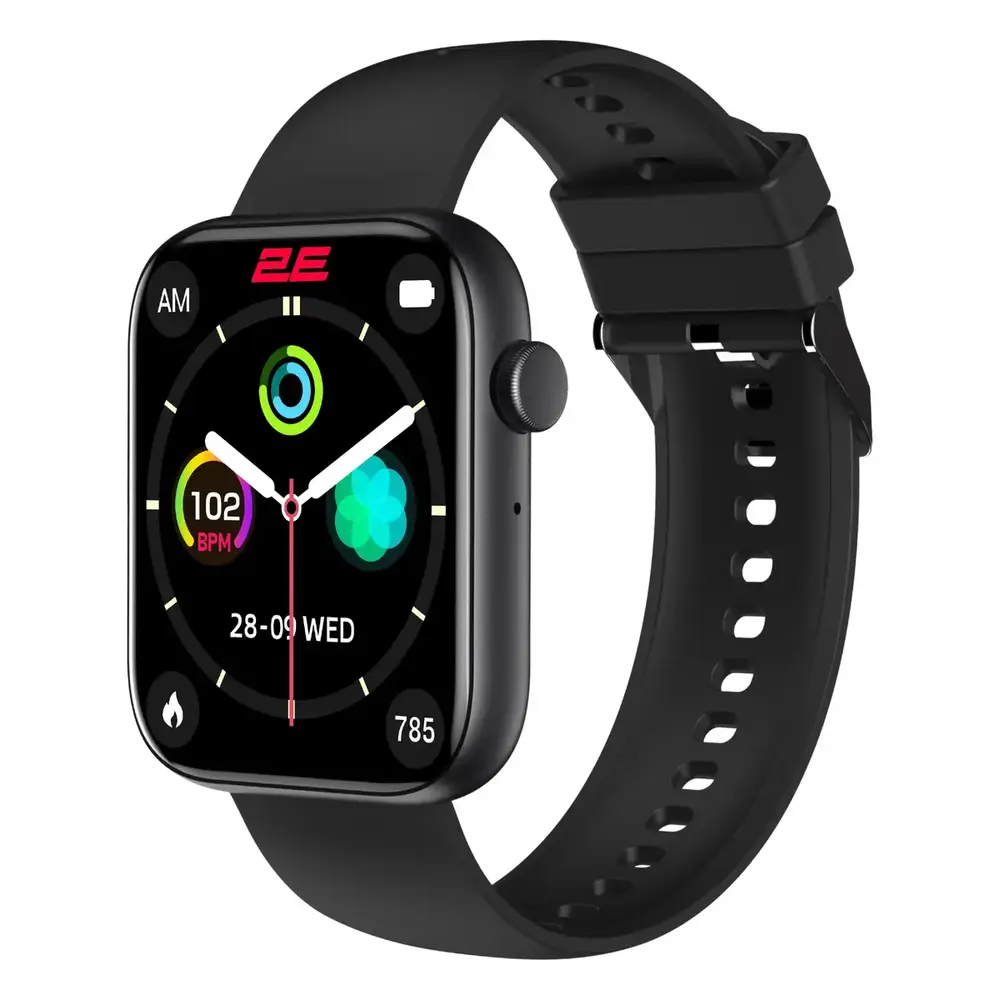 Смарт-годинник 2E Wave Plus 47 mm Black (2E-CWW12BK)