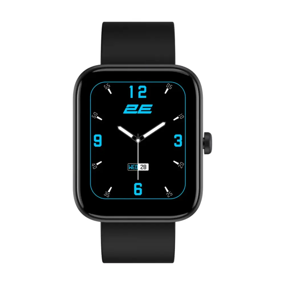 Смарт-годинник 2E Alpha SQ Music Edition 46mm Black (2E-CWW40BK)