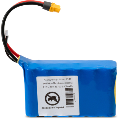 Акумуляторний блок Vinga 4S3Р 16500mAh з балансувальним дротом (JHY Li-Ion 21700 5500mAh) (16500BMSJ