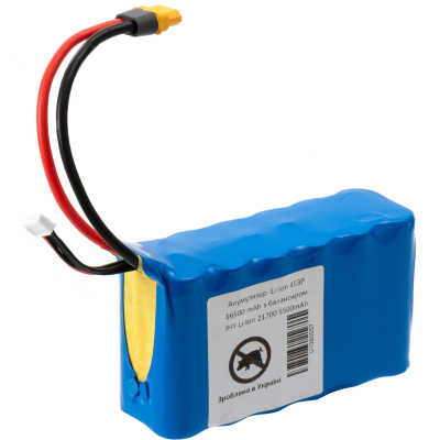 Акумуляторний блок Vinga 4S3Р 16500mAh з балансувальним дротом (JHY Li-Ion 21700 5500mAh) (16500BMSJ