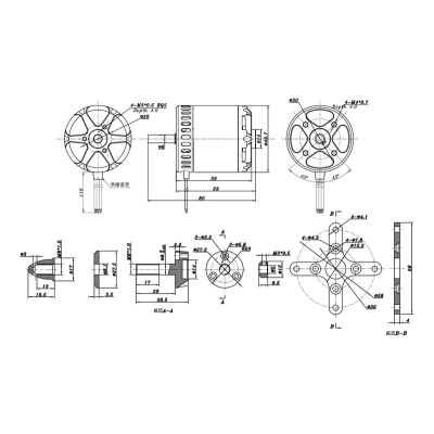 Двигун для дрона SunnySky X4120 V3 650KV (X4120-650KV)