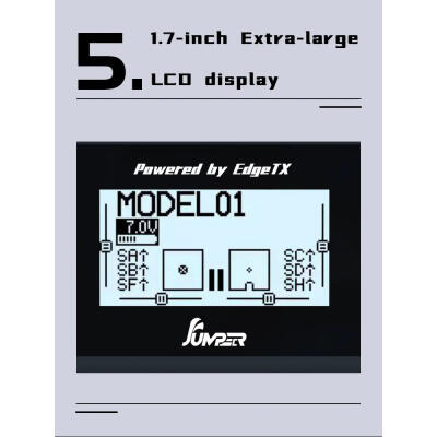Пульт управління для дрона Jumper T12 MAXHALL ELRS2.4G (C10120)