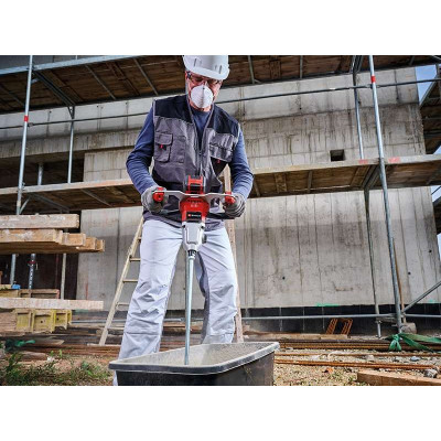 Міксер будівельний Einhell TP-MX 18-2 Li BL - Solo, PXC, 18В, 450/720об/хв, М14, 60Нм (без АКБ та ЗП) (4258770)