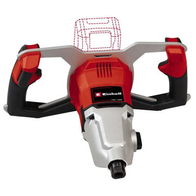 Міксер будівельний Einhell TP-MX 18-2 Li BL - Solo, PXC, 18В, 450/720об/хв, М14, 60Нм (без АКБ та ЗП) (4258770)
