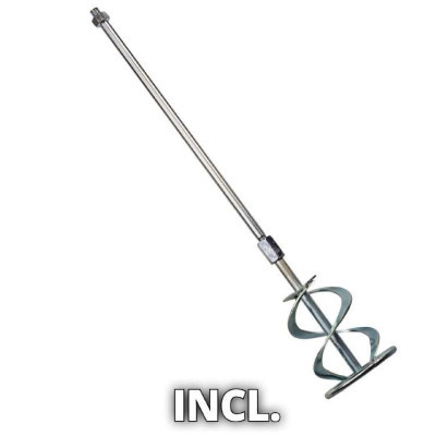 Міксер будівельний Einhell TP-MX 18-2 Li BL - Solo, PXC, 18В, 450/720об/хв, М14, 60Нм (без АКБ та ЗП) (4258770)