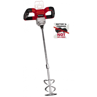 Міксер будівельний Einhell TE-MX 18 Li - Solo, 18В, PXC, М14, 0-620 об/хв, 1.9 кг (без АКБ та ЗП) (4