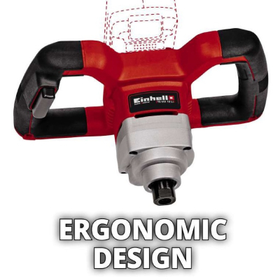 Міксер будівельний Einhell TE-MX 18 Li - Solo, 18В, PXC, М14, 0-620 об/хв, 1.9 кг (без АКБ та ЗП) (4