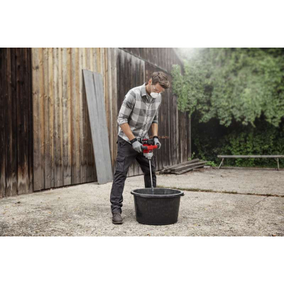 Міксер будівельний Einhell TE-MX 18 Li - Solo, 18В, PXC, М14, 0-620 об/хв, 1.9 кг (без АКБ та ЗП) (4