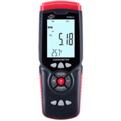 Анемометр Benetech цифровий 0,3-45м/с, 0-45°C, 10-90% (GT8913)