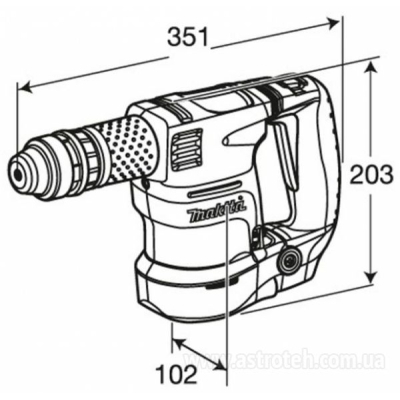 Відбійний молоток Makita HK1820