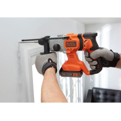 Перфоратор Black&Decker SDS-Plus,18 В, 1.2 Дж, 3 режими, 2.6 кг (без АКБ та ЗУ) (BCD900B)